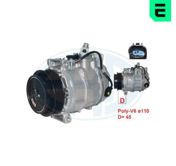 Kompresor, klimatizace ERA 670077