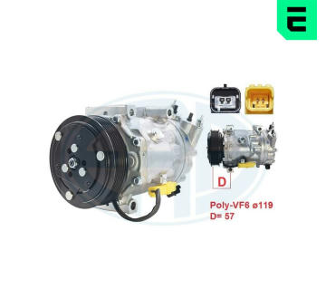 Kompresor, klimatizace ERA 670079