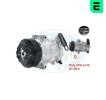 Kompresor, klimatizace ERA 670122