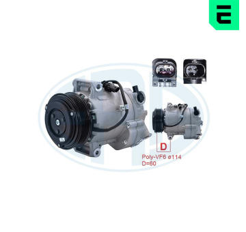 Kompresor, klimatizace ERA 670158