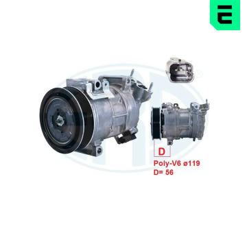 Kompresor, klimatizace ERA 670178