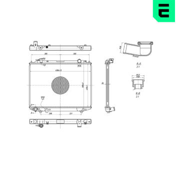 Chladič, chlazení motoru ERA 673099