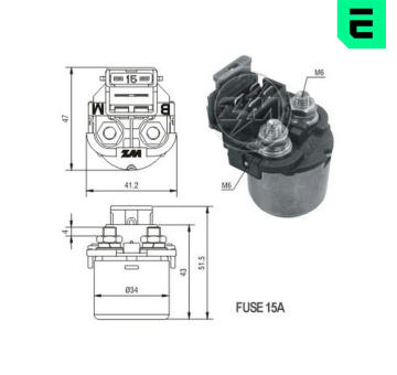 Spínač startéru ZM - RC 234860 ZM