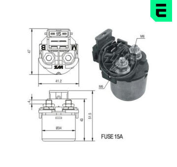 Spínač startéru ZM - RC 235595 ZM