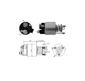 Spínač startéru ZM - Denso 428000-0720