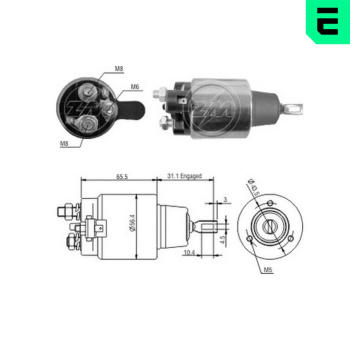 Spínač startéru 0001107049 Bosch 2339303221