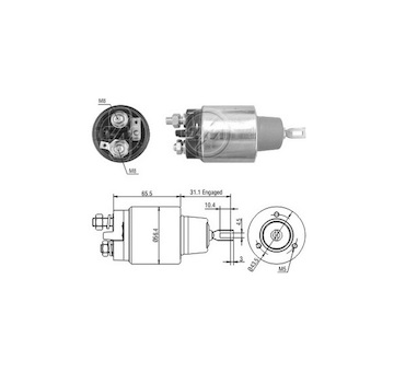 Spínač startéru ZM - Bosch 0331303168  RC 139014 ZM