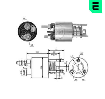 Elektromagnetický spínač, startér ERA ZM1595