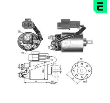 Spínač startéru ZM - Hitachi 2114-77601  RC 137795 ZM