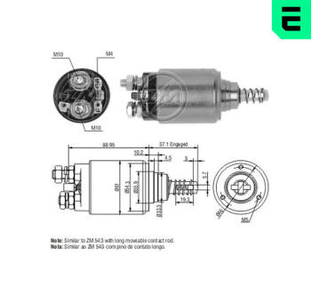 Elektromagnetický spínač, startér ERA ZM1731