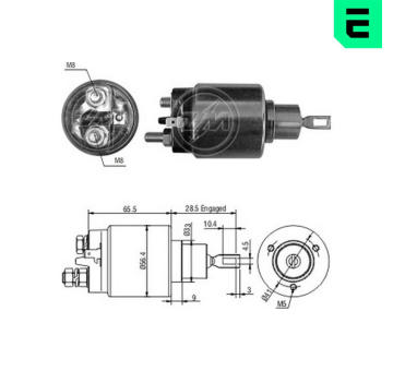 Spínač startéru 0001106001 Bosch 0331303109