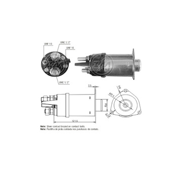 Spínač startéru ZM - Delco 1115625