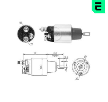 Elektromagnetický spínač, startér ERA ZM3382