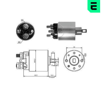 Spínač startéru S13-527B Hitachi 2130-17011