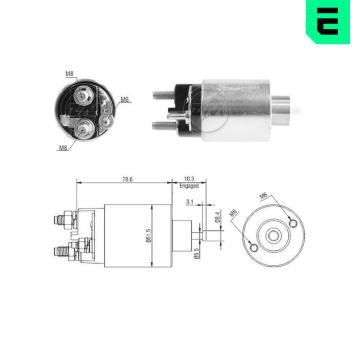 Spínač startéru M0T89182 Mitsubishi M0T89181