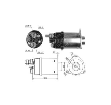 Spínač startéru ZM - Delco 1115609  RC 139209 ZM