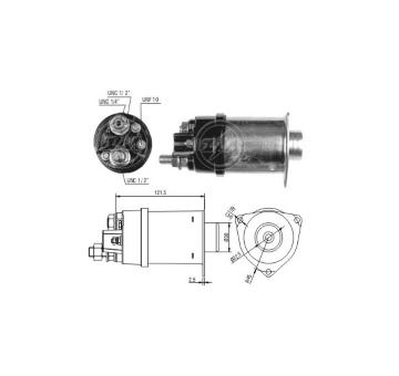 Spínač startéru ZM - Delco 1115610  RC 231914 ZM