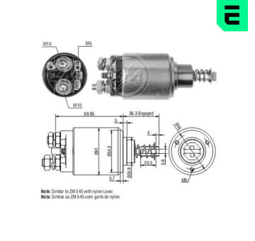 Spínač startéru 0001368074 Bosch 0331402007