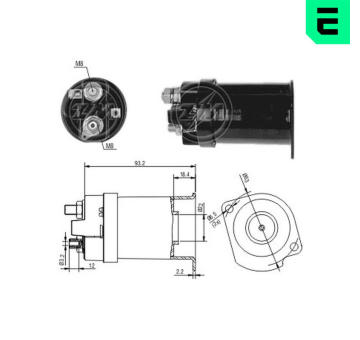 Spínač startéru ZM - Delco DR902