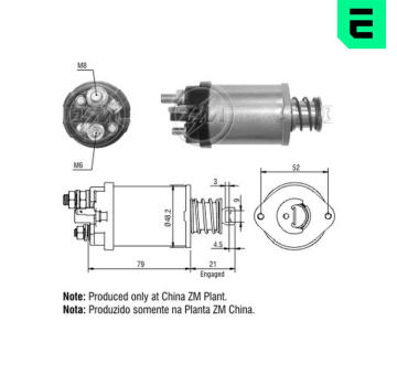 Spínač startéru ZM - Lucas TPB146