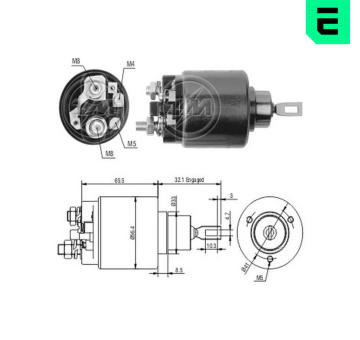 Elektromagnetický spínač, startér ERA ZM571