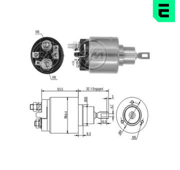 Elektromagnetický spínač, startér ERA ZM573C