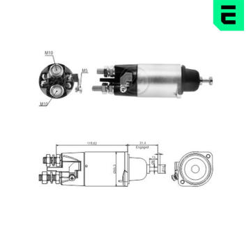 Elektromagnetický spínač, startér ERA ZM5898