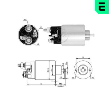 Spínač startéru ZM - Mitsubishi M0T82081