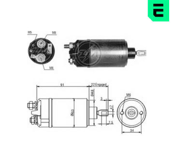 Spínač startéru ZM - Bosch 0331302053  RC 135878 ZM