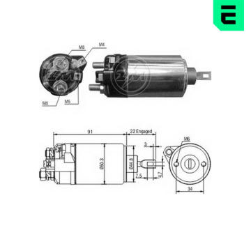 Spínač startéru 0001208046 Bosch 0331302048