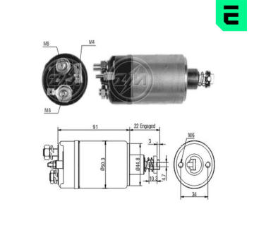 Elektromagnetický spínač, startér ERA ZM627