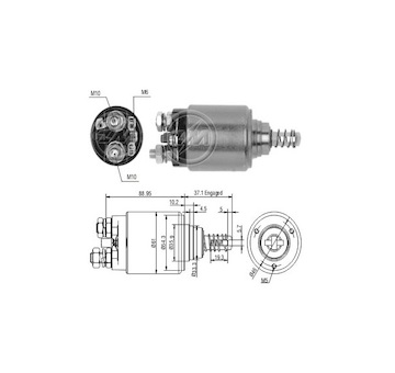 Spínač startéru 0001359043 Bosch 0331402013