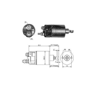 Spínač startéru 028000-8020 Bosch 1987001000