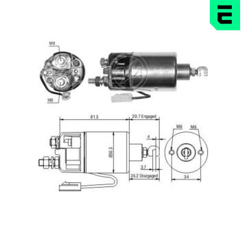 Elektromagnetický spínač, startér ERA ZM662