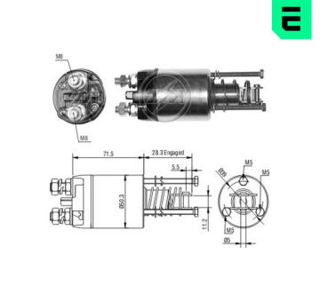 Elektromagnetický spínač, startér ERA ZM6651