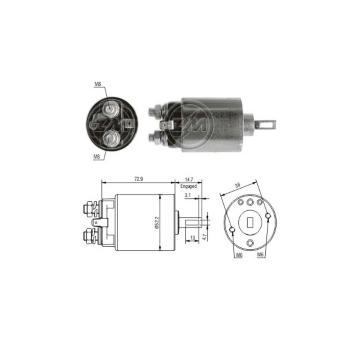 Spínač startéru S114-230A Hitachi 2130-87007