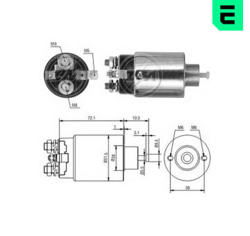 Elektromagnetický spínač, startér ERA ZM695