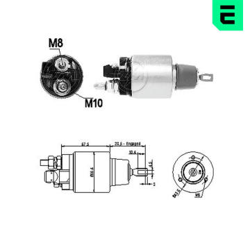 Spínač startéru ZM - Bosch F000SH210