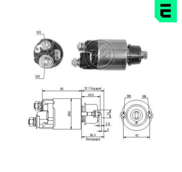 Spínač startéru 128000-1610 Denso 053400-4432