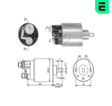 Spínač startéru ZM - Hitachi 2114-87503