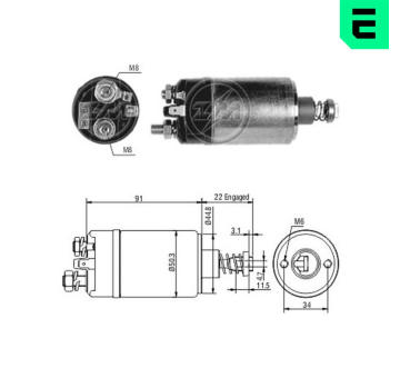 Spínač startéru ZM - Bosch 0331302106
