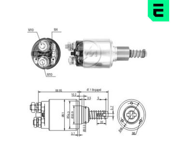 Spínač startéru 0001364102 Bosch 0331402021