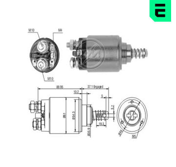 Spínač startéru 0001230006 Bosch 0331402107