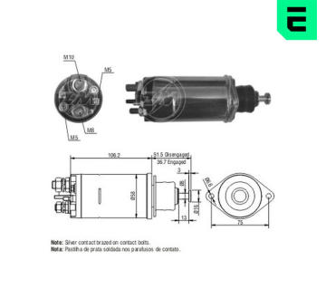 Spínač startéru 10479600 Delco 10457152