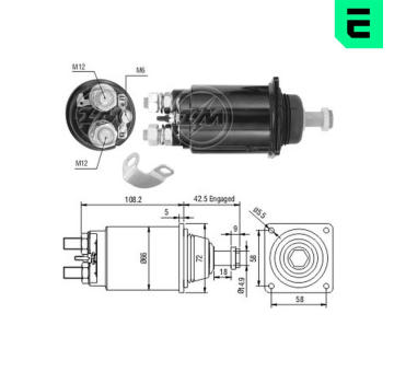 Spínač startéru ZM - Bosch 2339403006  RC 138311 ZM
