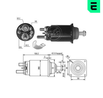 Spínač startéru ZM - Bosch 2339403009  RC 139965 ZM