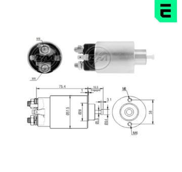 Elektromagnetický spínač, startér ERA ZM8698
