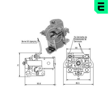 Elektromagnetický spínač, startér ERA ZM901