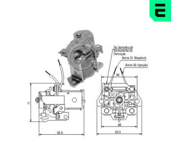 Elektromagnetický spínač, startér ERA ZM903