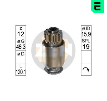 Volnobezny prevod, starter ERA ZN0097